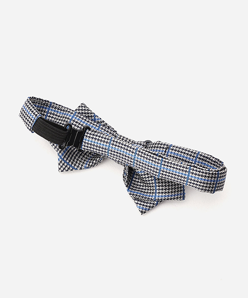 COMME CA ISM(コムサイズム)の「千鳥柄 蝶タイ(蝶ネクタイ・キッズ・ピンク/ブルー・FREE)」の5枚目の写真