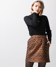 WEGO | WEGO/レオパードZIPミニスカート(スカート)