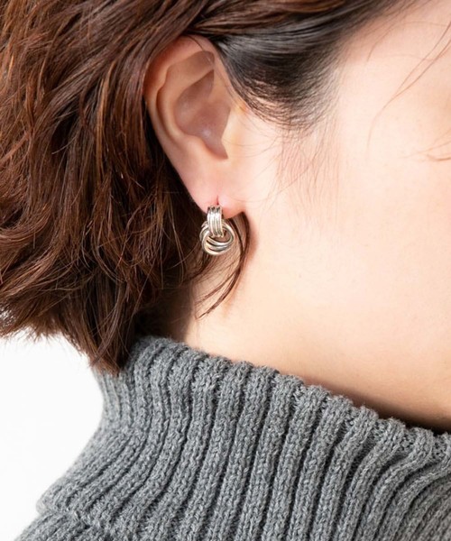 Edit Sheen（エディットシーン）の「ねじりミニピアス（ピアス（両耳用）・レディース・ゴールド/シルバー・FREE）」の13枚目の写真