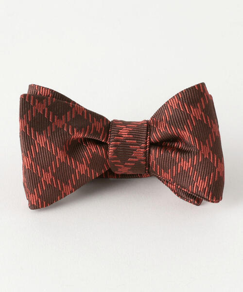 green label relaxing（グリーンレーベルリラクシング）の「チェック ボウタイ / 蝶ネクタイ（蝶ネクタイ・メンズ・ダークブラウン・FREE）」の5枚目の写真