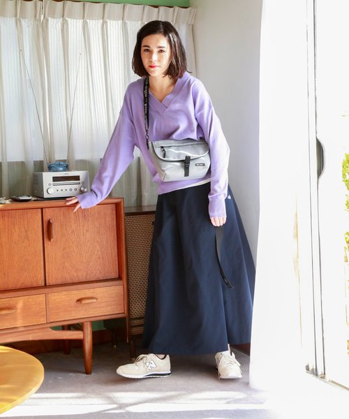 niko and...(ニコアンド)の「オリジナルメッセンジャーバッグ(メッセンジャーバッグ・レディース・ブラック/グレー/カーキ/ピンク/ブラウン/シルバー/ベージュ・FREE/0)」の14枚目の写真