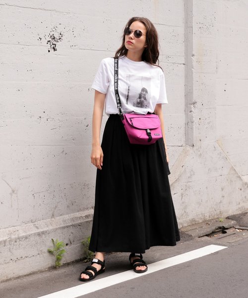 niko and...(ニコアンド)の「オリジナルメッセンジャーバッグ(メッセンジャーバッグ・レディース・ブラック/グレー/カーキ/ピンク/ブラウン/シルバー/ベージュ・FREE/0)」の11枚目の写真