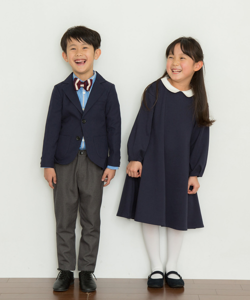 URBAN RESEARCH DOORS(アーバンリサーチドアーズ)の「付け襟フレアワンピース(KIDS)(ワンピース・キッズ・ベージュ/ネイビー・120/105/135)」の20枚目の写真