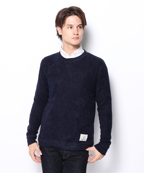 CIAOPANIC TYPY（チャオパニックティピー）の「起毛ガゼットスウェット（Tシャツ/カットソー・メンズ・グレー/ブラック/ネイビー・LARGE/SMALL/MEDIUM）」の3枚目の写真