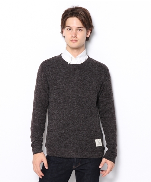 CIAOPANIC TYPY（チャオパニックティピー）の「起毛ガゼットスウェット（Tシャツ/カットソー・メンズ・グレー/ブラック/ネイビー・LARGE/SMALL/MEDIUM）」の4枚目の写真