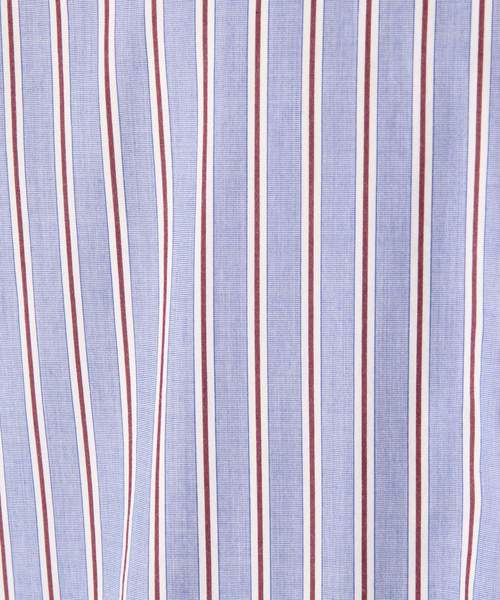 GLOBAL WORK（グローバルワーク）の「ファインスムースストライプバンドカラーシャツ/817740（シャツ/ブラウス・メンズ・ブルー系その他/グレー系その他7/ブルー系その他7・SMALL/MEDIUM/LARGE/X-LARGE）」の18枚目の写真