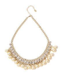 Khaju | Khaju:パールモチーフビジューネックレス(ネックレス)