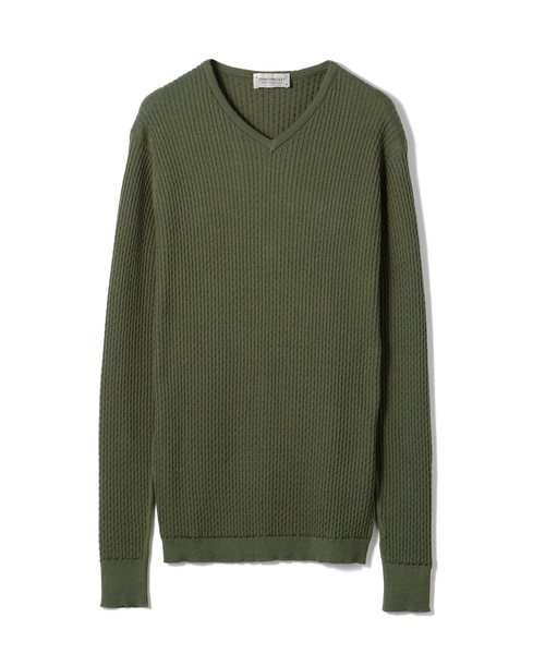 JOHN SMEDLEY（ジョンスメドレー）の「JOHN SMEDLEY / コットンVネック