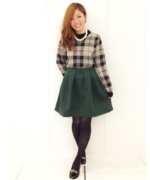 Chico | 裏毛ボリュームフレアSK(スカート)