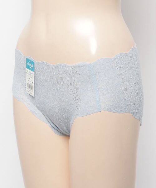Sloggi(スロギー)の「レースタイプ(スロギーG057) ボーイズレングス sloggi G057 PT(ショーツ・レディース・ライトブルー/ライトベージュ・M/L)」の3枚目の写真