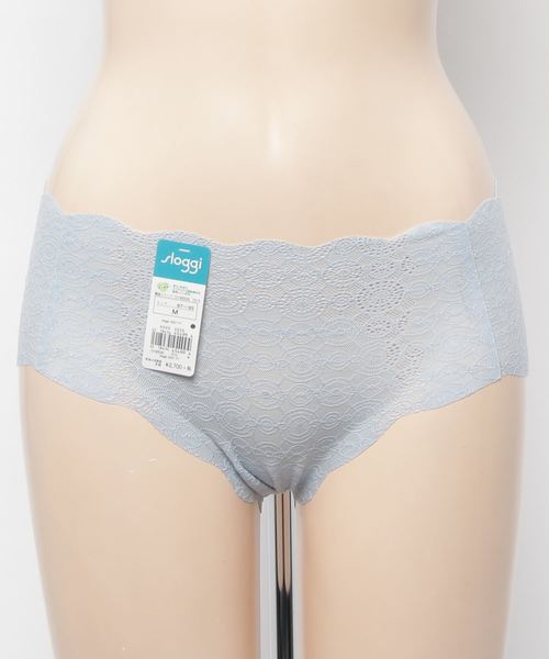 Sloggi(スロギー)の「レースタイプ(スロギーG057) ボーイズレングス sloggi G057 PT(ショーツ・レディース・ライトブルー/ライトベージュ・M/L)」の8枚目の写真