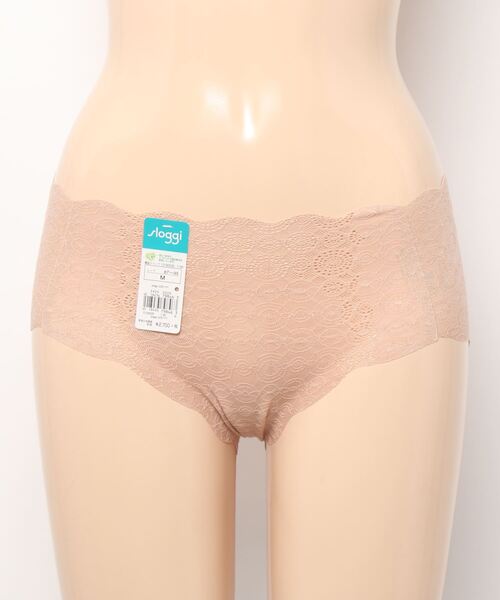 Sloggi(スロギー)の「レースタイプ(スロギーG057) ボーイズレングス sloggi G057 PT(ショーツ・レディース・ライトブルー/ライトベージュ・M/L)」の5枚目の写真
