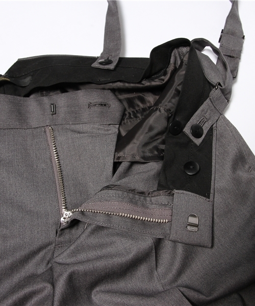 Liesse（リエス）の「サスペンダーパンツ【LEE 6月号】【VERY6月号】（その他パンツ・レディース・杢グレー/ネイビー・2/3）」の11枚目の写真