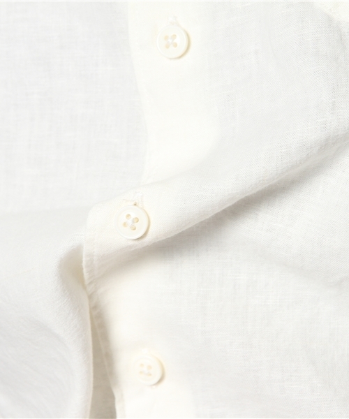 WEGO(ウィゴー)の「WEGO/コットンリネン7分袖シャツ(シャツ/ブラウス・メンズ・サックスブルー/ロイヤルブルー/ライトピンク/ホワイト/ブルー系その他/ネイビー/ブラック/ライトイエロー/レッド/ホワイト系その他/ライム・MEDIUM/LARGE)」の13枚目の写真