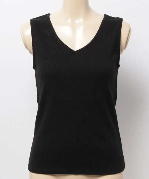 one way（ワンウェイ）の「バッククロスタンク（タンクトップ・レディース・ホワイト/ライトブラウン/オフホワイト/ブラック/ダークグリーン・M）」の3枚目の写真