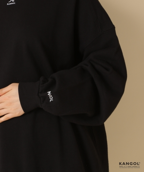 KANGOL（カンゴール）の「カンゴールBIGウラケプルオーバー 855026（スウェット・レディース・ホワイト/ブラック/ベージュ/パープル・FREE）」の12枚目の写真