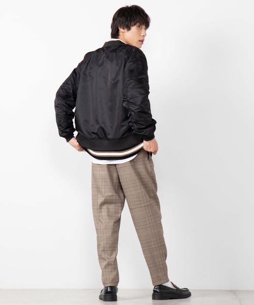 WEGO（ウィゴー）の「WEGO/クラシックチェックペグトップスラックス（スラックス・メンズ・ブラウン系その他2/グレー系その他2/ブラウン系その他3・SMALL/MEDIUM/LARGE）」の9枚目の写真