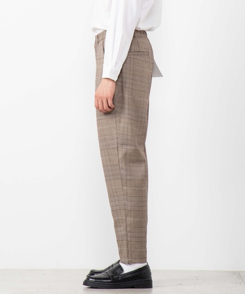 WEGO（ウィゴー）の「WEGO/クラシックチェックペグトップスラックス（スラックス・メンズ・ブラウン系その他2/グレー系その他2/ブラウン系その他3・SMALL/MEDIUM/LARGE）」の7枚目の写真