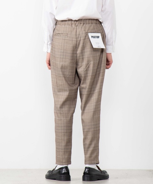 WEGO（ウィゴー）の「WEGO/クラシックチェックペグトップスラックス（スラックス・メンズ・ブラウン系その他2/グレー系その他2/ブラウン系その他3・SMALL/MEDIUM/LARGE）」の6枚目の写真