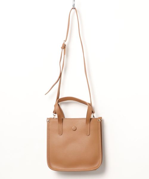 Ambre Neige(アンブルネージュ)の「スクエアミニバッグ【WEB/EC限定商品】(ショルダーバッグ・レディース・ホワイト/ブラック/キャメル・FREE)」の4枚目の写真
