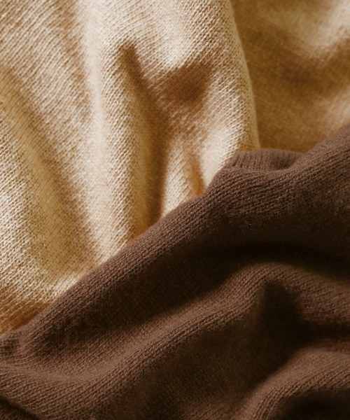 select MOCA（セレクトモカ）の「ウールタートルロングニット/リブスリーブビックシルエットニットワンピース（ニット/セーター・レディース・ベージュ/ブラウン・FREE）」の22枚目の写真