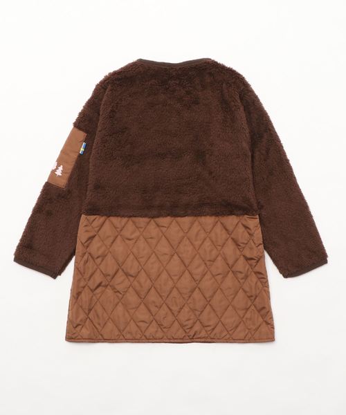 キッズ Moz ボアドッキングワンピース ワンピース Moz モズ のファッション通販 Zozotown