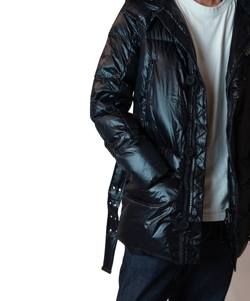 Peuterey（ピューテリー）の「PEUTEREY HURRICANE(ハリケーン) リップストップJapan別注（ダウンジャケット/コート・メンズ・ブラック/ネイビー・44/46/48/50）」の15枚目の写真