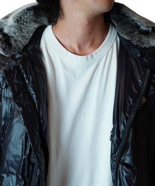 Peuterey（ピューテリー）の「PEUTEREY HURRICANE(ハリケーン) リップストップJapan別注（ダウンジャケット/コート・メンズ・ブラック/ネイビー・44/46/48/50）」の17枚目の写真