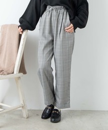 WEGO | WEGO/チェックワイドペグパンツ(その他パンツ)