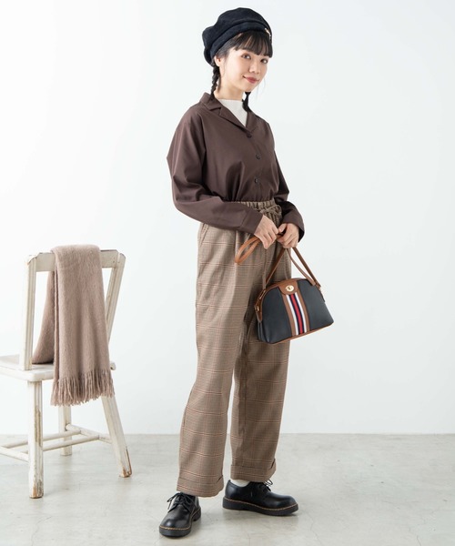 WEGO（ウィゴー）の「WEGO/チェックワイドペグパンツ（その他パンツ・レディース・グレー系その他2/ベージュ系その他2/グリーン系その他2・FREE）」の11枚目の写真