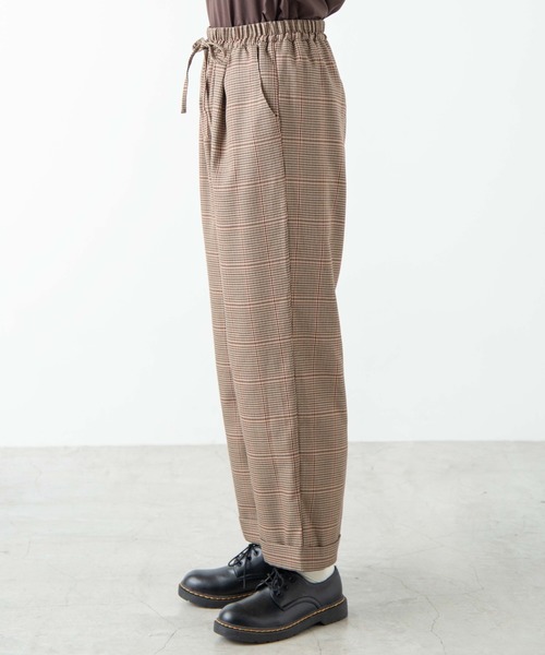 WEGO（ウィゴー）の「WEGO/チェックワイドペグパンツ（その他パンツ・レディース・グレー系その他2/ベージュ系その他2/グリーン系その他2・FREE）」の13枚目の写真