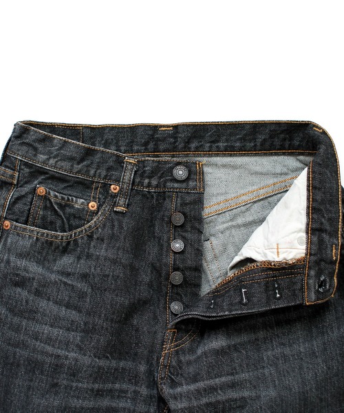Denime(ドゥニーム)の「【MADE IN JAPAN】66 TYPE BLACK USED WASH W36 L34(デニムパンツ・メンズ・スミクロ・36inch)」の2枚目の写真