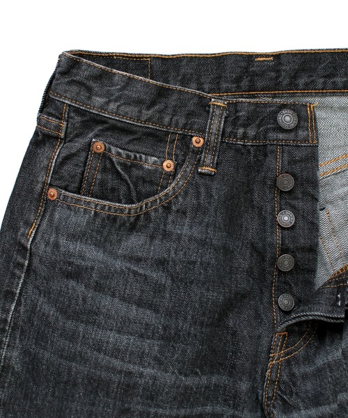 Denime(ドゥニーム)の「【MADE IN JAPAN】66 TYPE BLACK USED WASH W36 L34(デニムパンツ・メンズ・スミクロ・36inch)」の8枚目の写真