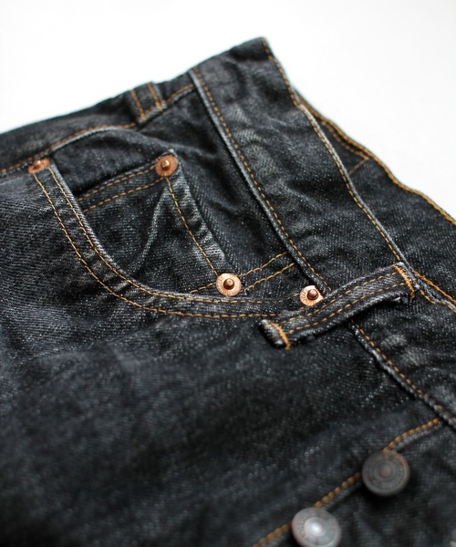 Denime(ドゥニーム)の「【MADE IN JAPAN】66 TYPE BLACK USED WASH W36 L34(デニムパンツ・メンズ・スミクロ・36inch)」の9枚目の写真