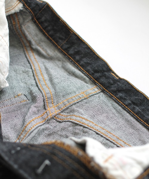 Denime(ドゥニーム)の「【MADE IN JAPAN】66 TYPE BLACK USED WASH W36 L34(デニムパンツ・メンズ・スミクロ・36inch)」の7枚目の写真