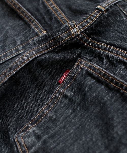 Denime(ドゥニーム)の「【MADE IN JAPAN】66 TYPE BLACK USED WASH W36 L34(デニムパンツ・メンズ・スミクロ・36inch)」の5枚目の写真