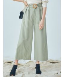 MERCURYDUO | ラタンバックルワイドパンツ(その他パンツ)