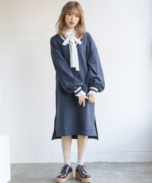 Olive Des Olive オリーブデオリーブ の Web限定 チルデンロングワンピース ワンピース Wear