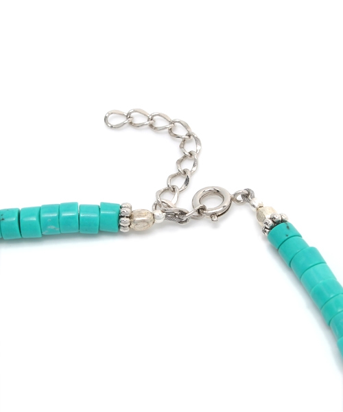 NANO universe(ナノユニバース)の「smbati/Turquoise×Silver Ak(アンクレット・メンズ・ターコイズブルー・LARGE)」の3枚目の写真
