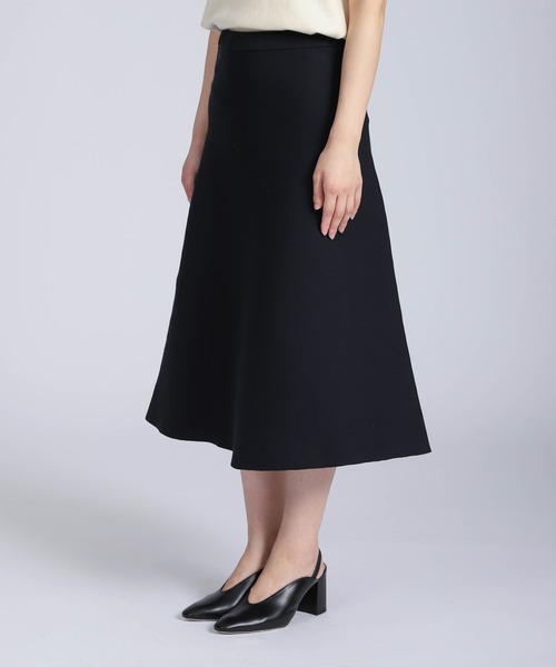 FLUID(フルイド)の「Fluid.(フルイド) WASHABLE HIGHSTRETCH HOLLOW YARN(スカート・レディース・ネイビー/カーキ・1/2)」の17枚目の写真