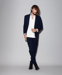 【NO ID.】Shaggy Jersey Notched Lapel 2B Jacket / シャギー ジャージー ノッチドラペル 2ボタン ジャケット