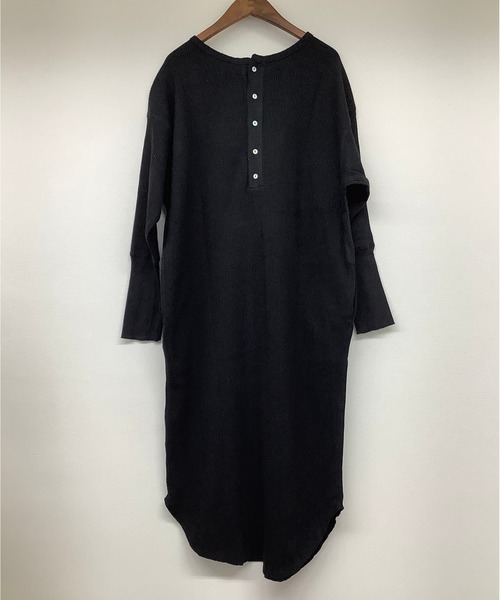 ulu（ウル）の「3way shell button thermal cardigan onepierce（ワンピース・レディース・ブラック/カーキ/グレー・FREE）」の12枚目の写真