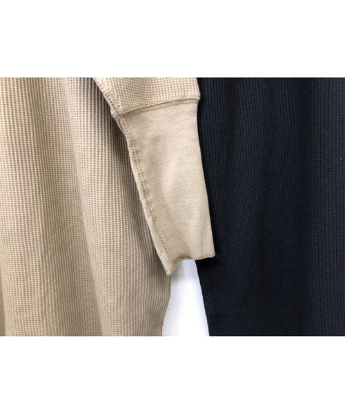 ulu（ウル）の「3way shell button thermal cardigan onepierce（ワンピース・レディース・ブラック/カーキ/グレー・FREE）」の6枚目の写真