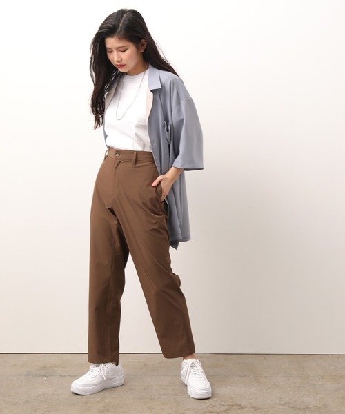 JUNRED（ジュンレッド）の「襟配色オープンカラーシャツ（シャツ/ブラウス・メンズ・ダークブラウン/サックスブルー/ブルー系その他4・S/M/L）」の15枚目の写真