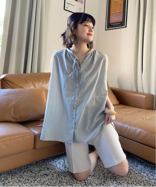 Heather（ヘザー）の「ホソミバミューダショートパンツ　887225（その他パンツ・レディース・ブラック/アイボリー・FREE）」の14枚目の写真