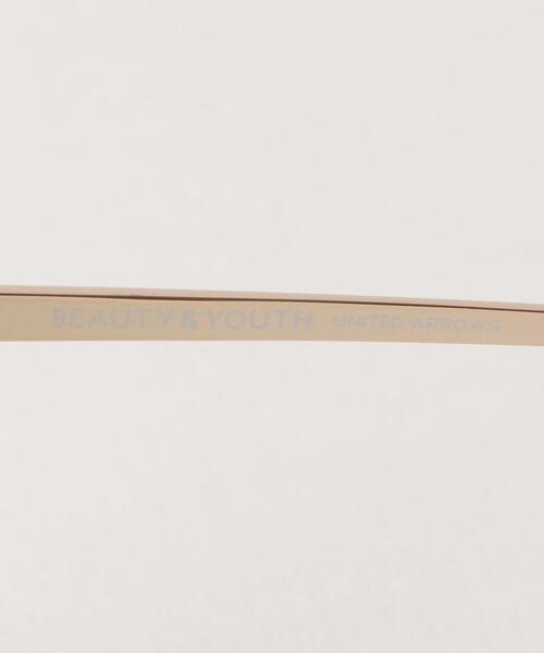 BEAUTY&YOUTH UNITED ARROWS（ビューティーアンドユースユナイテッドアローズ）の「BY クリアフレームサングラス ◆（サングラス・レディース・ブラウン/イエロー・FREE）」の5枚目の写真