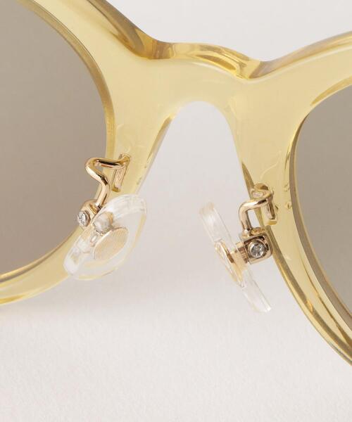 BEAUTY&YOUTH UNITED ARROWS（ビューティーアンドユースユナイテッドアローズ）の「BY クリアフレームサングラス ◆（サングラス・レディース・ブラウン/イエロー・FREE）」の8枚目の写真