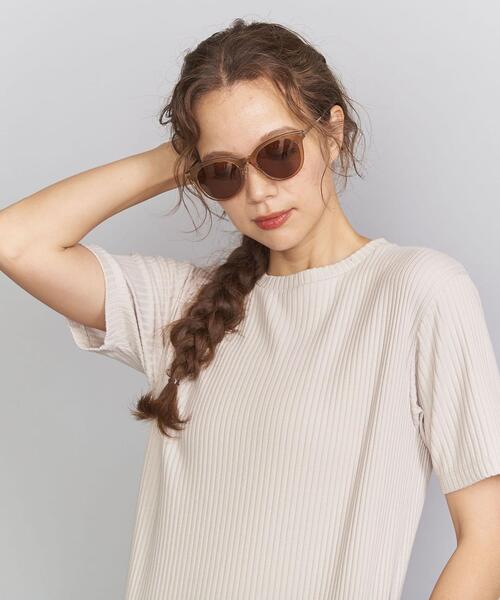 BEAUTY&YOUTH UNITED ARROWS（ビューティーアンドユースユナイテッドアローズ）の「BY クリアフレームサングラス ◆（サングラス・レディース・ブラウン/イエロー・FREE）」の11枚目の写真