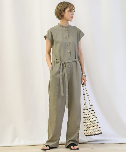 2020 SS フレンチスリーブジャンプスーツ（その他トップス）｜select