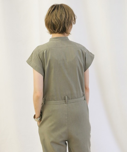 select MOCA（セレクトモカ）の「2020 SS フレンチスリーブジャンプスーツ（その他トップス・レディース・カーキオリーブ/キナリ・FREE）」の7枚目の写真